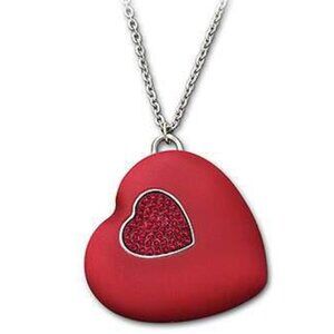 Swarovski USB Heart Necklace